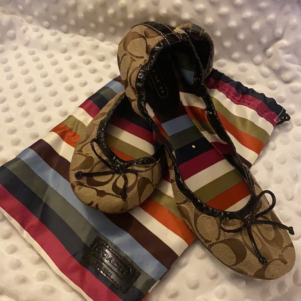 Coach ballet flats